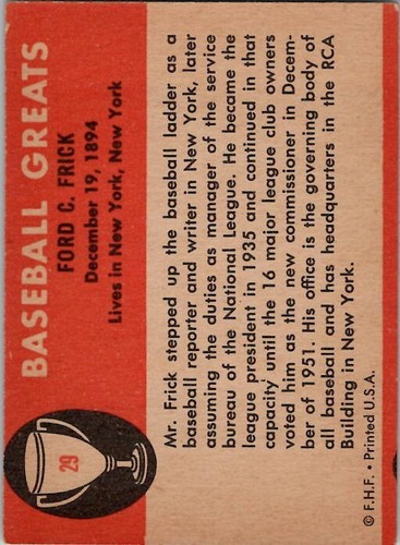 1961 Fleer Baseball Greats You Pick *FINISH YOUR SET* **MORE ADDED** - Picture 43 of 163