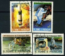 Saint Thomas et îles du Prince 1979 Mi. 646-649 Oblitéré 100% Aniv. del premier