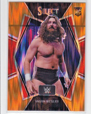 SAXON HUXLEY  ( ORANGE FLASH PRIZM Card #190) 2022 WWE Panini Select UK NXT