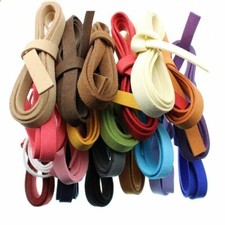 2M Flat Faux Suede Leather Cord Korean Velvet Leather Rope String Jewelry Making