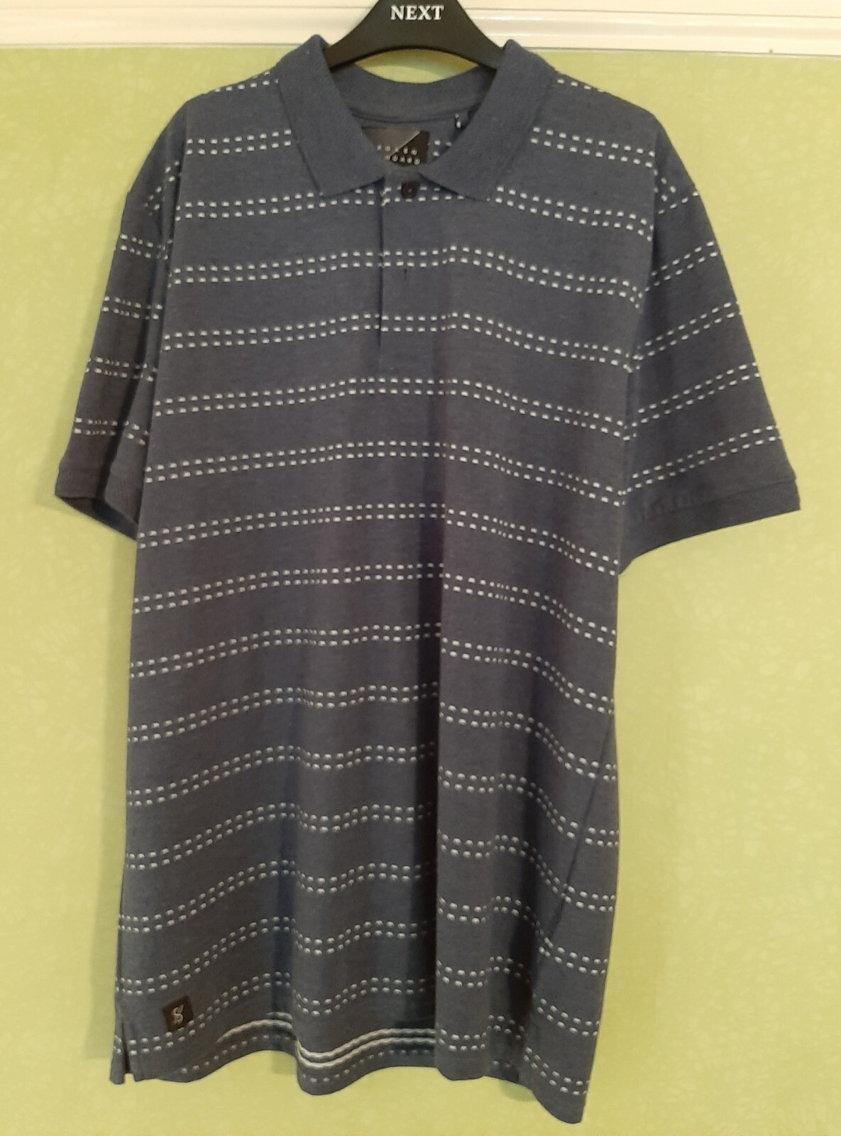 Broken Standard - Blue Polo Shirt - Medium