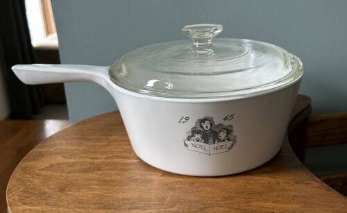 Rare Corning Ware 1965 Noel Christmas 2 1 2 QT Dish Pot Pan W Lid rebound-copper-keystone-bio-ag