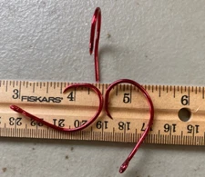 40 Eagle Claw  offset Circle Sea hooks 5/0 Red  Catfish Trotline