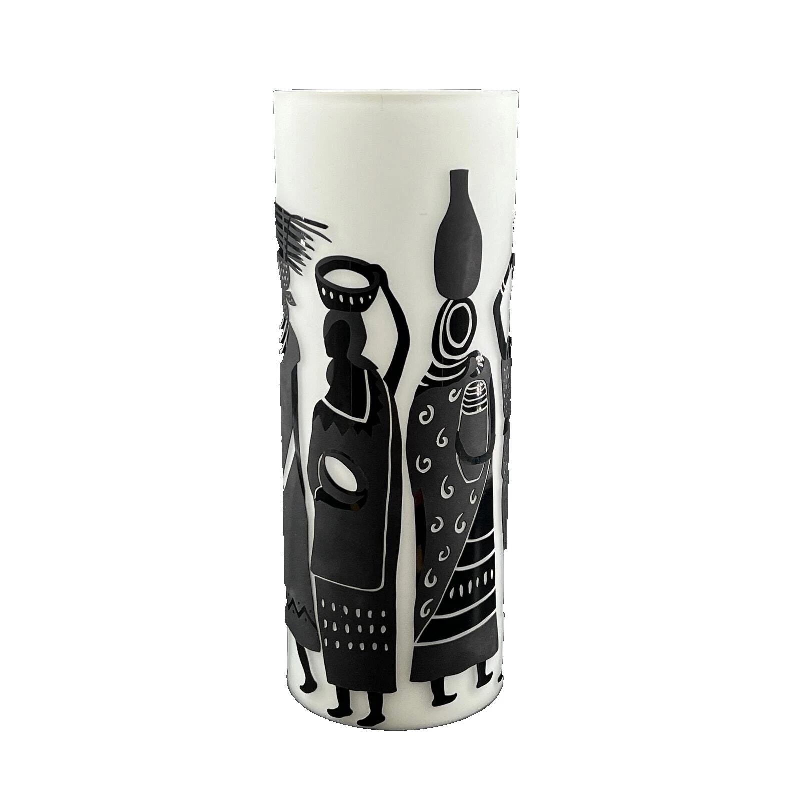 Африканские художественные вазы из стекла