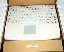 82 Key Wireless Water Resistant Mini/Small Keyboard - Center Touchpad - w/Dongle
