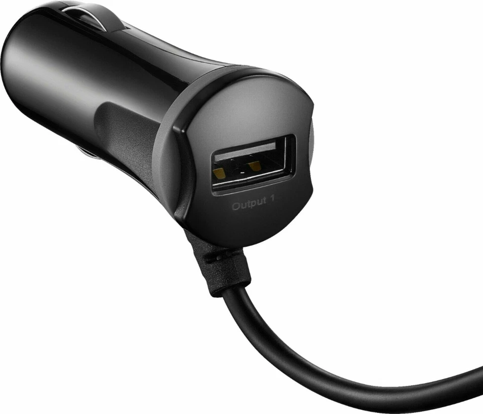 NEW Insignia 4-Port Smart Charging Car Charger 38 Watts 5' 5 FT Cable NS-MDC8U4N - Image 3 of 4