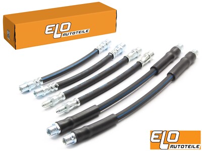 6x ORIGINAL ELO BREMSSCHLAUCH BREMSSCHLÄUCHE VORNE HINTEN SET AUDI A4 8D2 8D5 B5