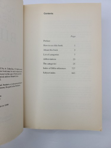 Roget's Thesaurus of the Bible More Versatile Than Any Concordance Bible Study - Picture 5 of 10