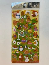 Mind Wave Christmas Bear Sticker Sheet