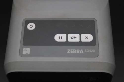USED Zebra ZD420 Thermal Printer ZD42042-C01E00EZ with Cutter - Picture 2 of 11