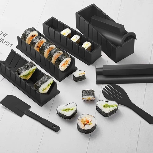 Juego de moldes de sushi, 10 piezas - Juego de máquina de sushi para principiantes - Imagen 11 de 12