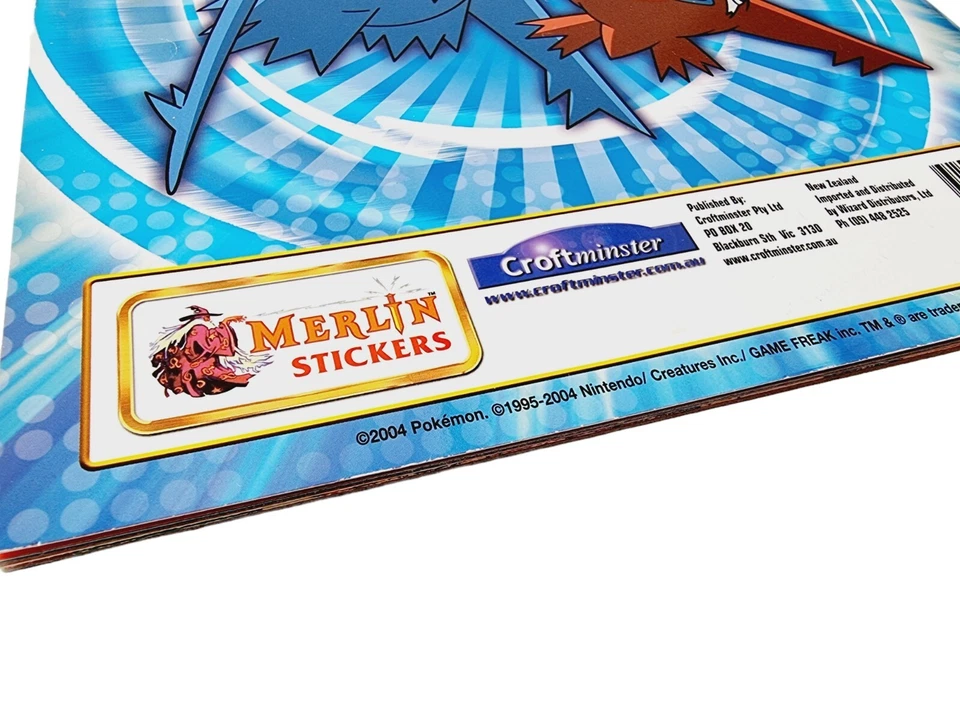 Pokemon ADVANCED Merlin Sticker Album 2004 With Poster Incomplete - Image 3 of 4