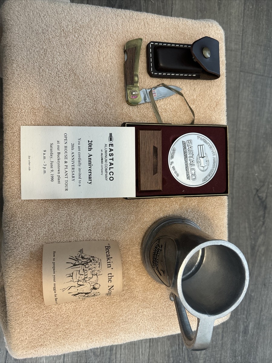 Eastalco Collectible Mug And Knife And Medal | eBay