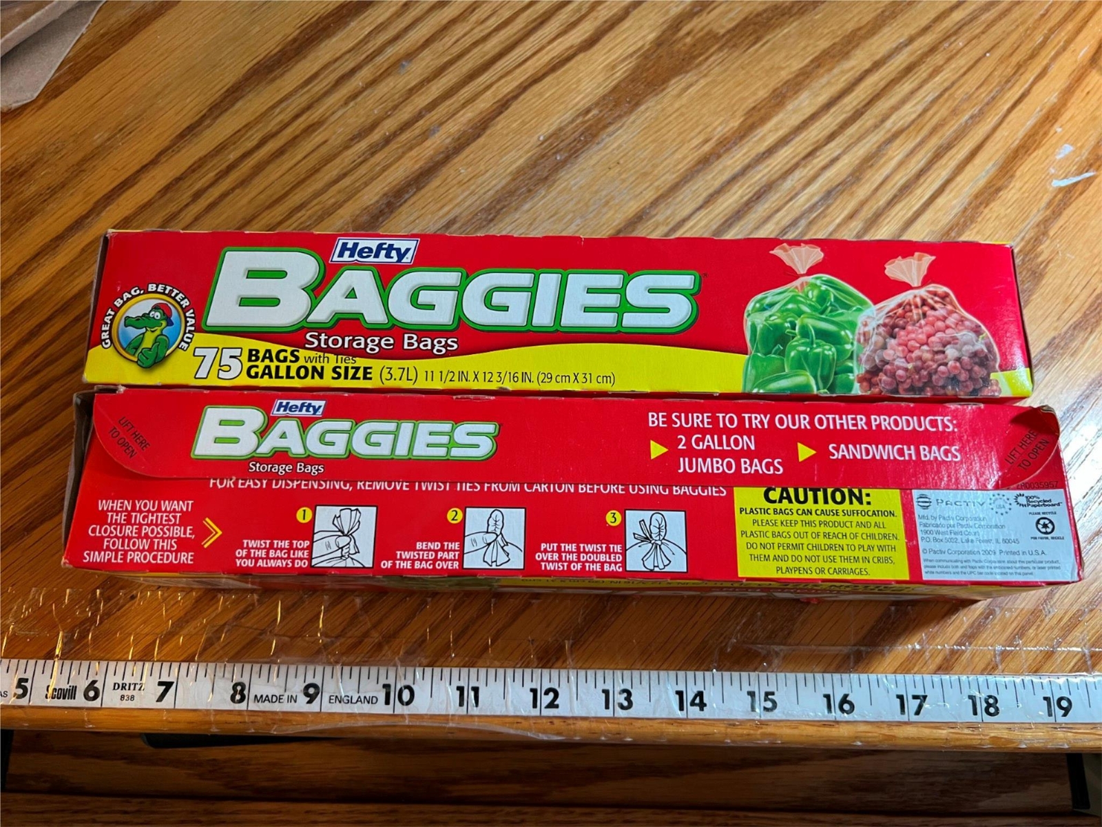 Vintage Hefty Gallon Baggies Alligator 150 count 2 boxes of 75 eBay