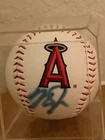 Mike Trout Autographed Signed Angels Logo Baseball PSA Authenticated MLB