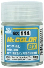 Mr. Hobby GX114 Mr. Color GX Super Smooth Clear Flat Lacquer Paint 18ml - US