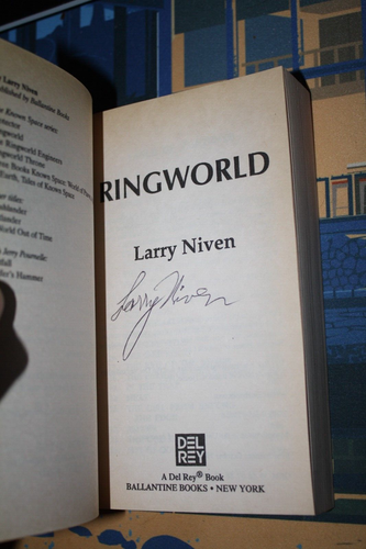 Lot of 6 Larry Niven SIGNED PB VG-LIKE NEW, Ringworld, Footfall, & more - Bild 8 von 12