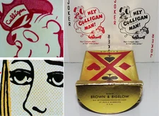 1953 Brown & Bigelow Vintage Playing Cards FULL DECK RARE Culligan Man