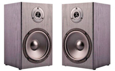 New Pair High Performance Bookshelf Speakers Surround Stereo 6.5" Woofer 2 Way