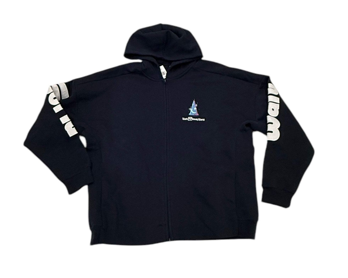 Walt Disney World Fantasia Sorcerer Mickey Zip Up Hoodie | eBay
