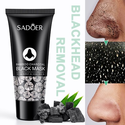 Charcoal Peel-off Mask- Acne Facial Cleansing & Blackhead Removal for Clear Skin