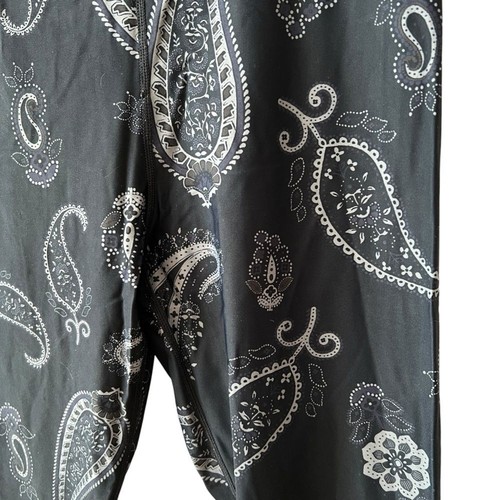 THE UPSIDE FORTUNE PAISLEY YOGA LEGGING PANT 10 FULL LENGTH WORKOUT GYM ATHLETIC - Picture 4 of 12
