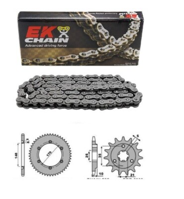 KIT Getriebe Suzuki DR -S BIG 800 1991 1993 EK KETTE 520 Krone Ritzel