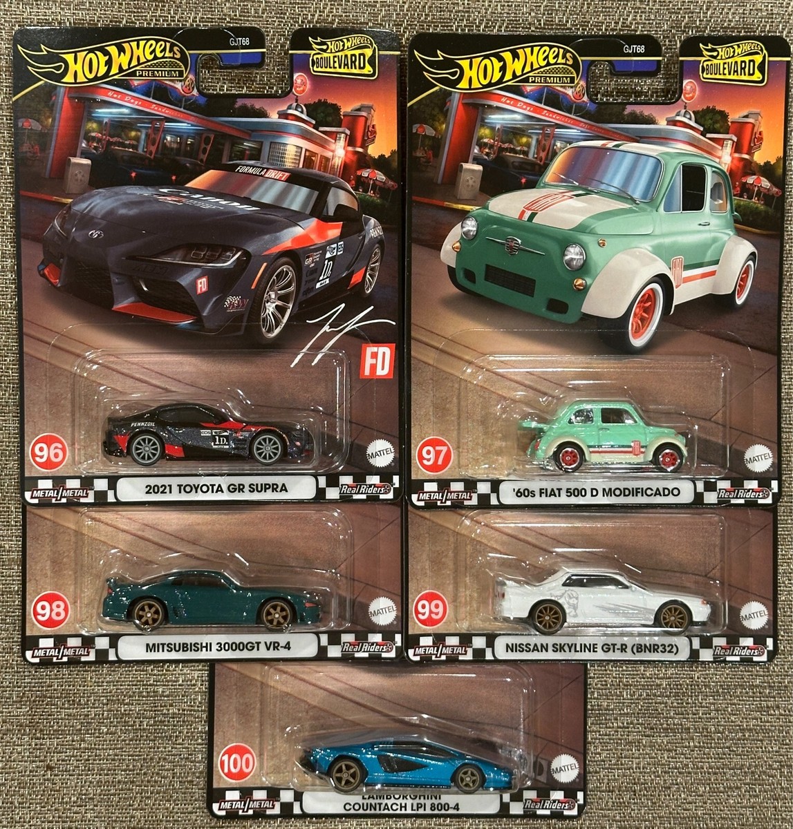 【新品】Hot Wheels BOULEVARDミニカー5個セット 2024 Hot Wheels Premium Boulevard Set #96 To #100 , Free