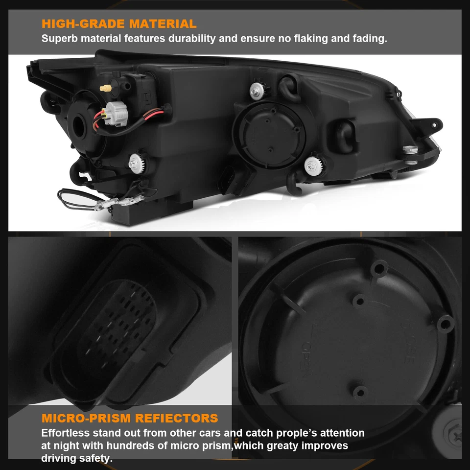 Conjunto de faros para Volkswagen Golf Alltrack SE 1,8 L 2017 delantero izquierdo+derecho Foto 4 de 4