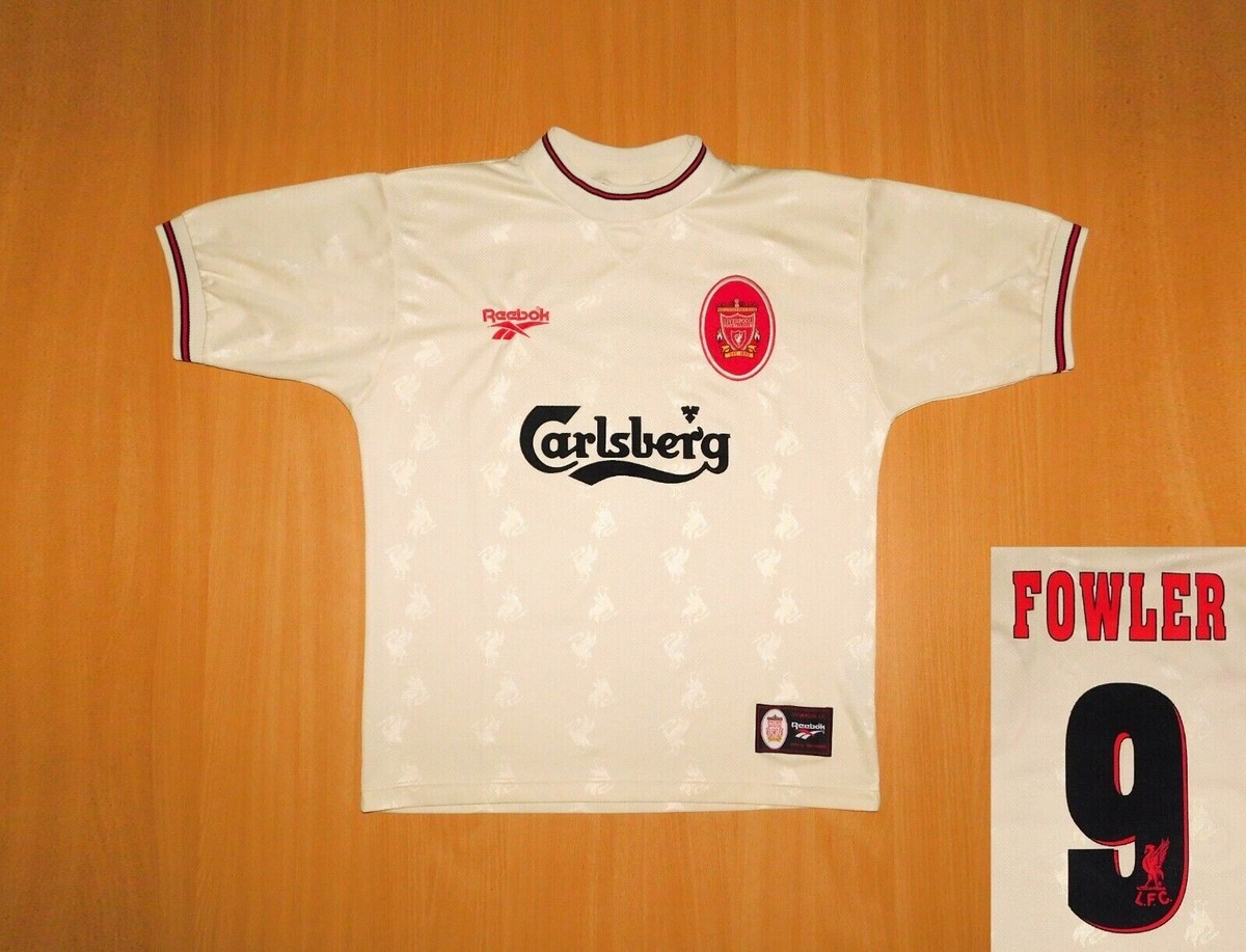 Liverpool FOWLER 1996 1997 away shirt M MEDIUM jersey REEBOK