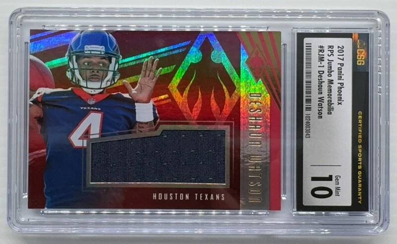 Deshaun Watson Panini Phoenix Rps Memorabilia #RJM1 Jumbo
