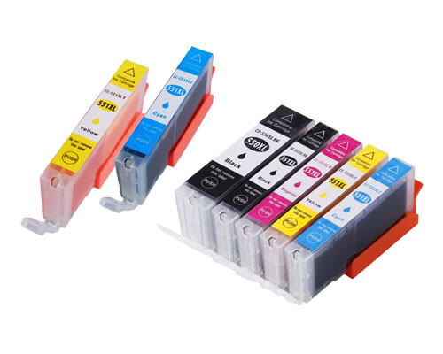 Compatible Ink for CANON MG5450 MG5550 MG5650 MG6350 MG6450 MG6550 MG7150 MG7550 - Photo 1/8