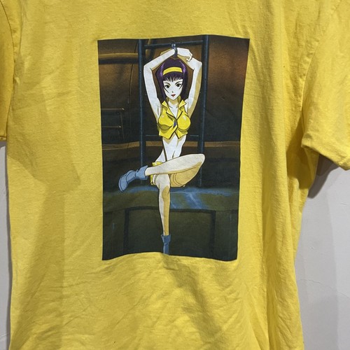 Camicia Cowboy Bebop Uomo Med Giallo Manica Corta Stampa Grafica Fay San Valentino - Foto 2 di 7