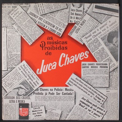 JUCA CHAVES: as musicas proibidas de juca chaves IMPERIAL 12'' LP 33 RPM Brazil