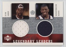 2002-03 UD Superstars Legendary Leaders Dual Jerry Rice Jason Richardson HOF 1t3