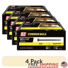 Common Nails 90 Pack Steel Framing Nails Construction Carpentry Easy Use