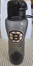 GERRY CHEEVERS AUTOGRAPH SIGNED GOALIE WATER BOTTLE BOSTON BRUINS COA