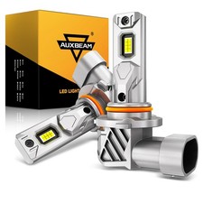 Auxbeam H10 Led Fog Driving Light Bulbs 9145 9140 White 6500k Super Bright 80w Auxbeam H10 Led Fog Driving Light Bulbs 9145 9140 White 6500k Super Bright 80w