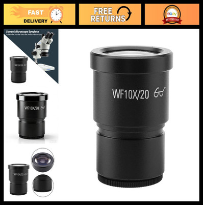 Wide Field Stereo Microscope Eyepiece 10X Magnification 30mm Optical Glass Metal