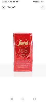 Segafredo Extra Strong Espresso - 1kg ganze Kaffee-Bohne MHD  03.028