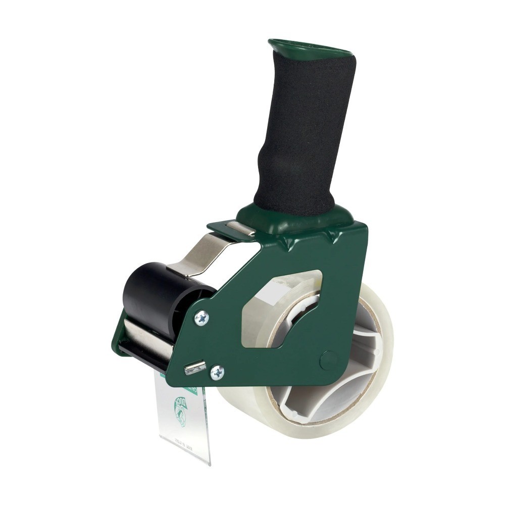 General Purpose Packing Tape Dispenser with Comfort Foam Grip Clear Shipping