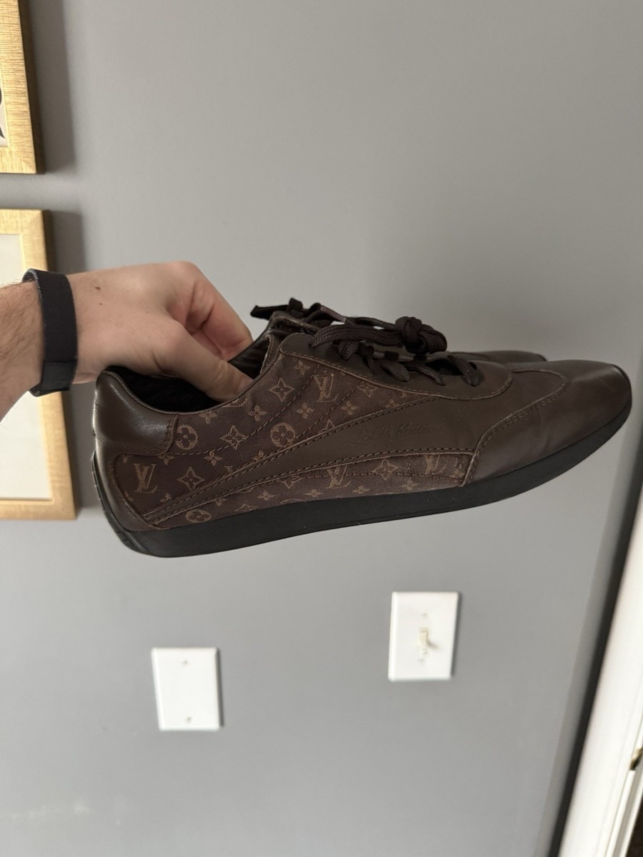 Louis Vuitton Men’s Shoes ? Authentic Louis Vuitton Monogram Sneakers Authentic Size 9LV 10US Mens  main image 3