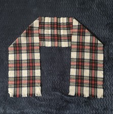 Highland Home Industries Plaid Scarf 100 Pure New Wool Scotland Lambswool