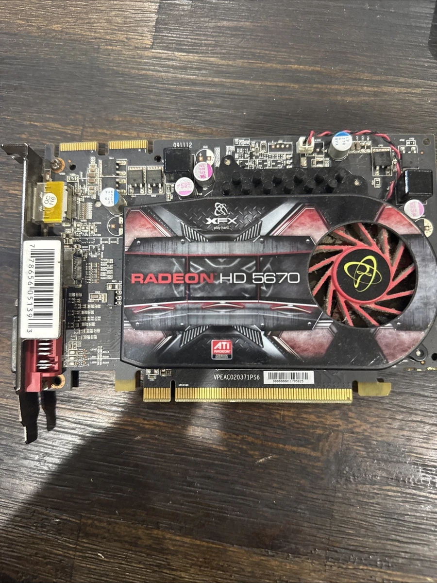 ATI Radeon HD 5670 ATI 512 MB Memory Computer Graphics Cards for