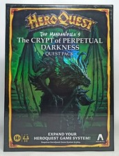 HEROQUEST 2025 THE CRYPT OF PERPETUAL DARKNESS QUEST PACK EXPANSION MISP SEALED