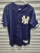 Vtg 98 Majestic Authentic Diamond Collection NY Yankees World Series Jersey Sz M