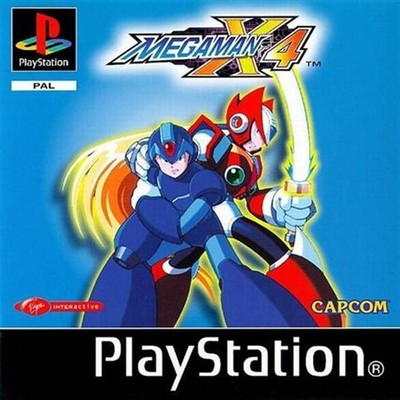 Megaman X4 - Sony PS1 PlayStation 1 Action Abenteuer Platformer Videospiel