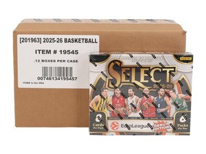 2025-26 Panini Select EuroLeague Basketball Factory Sealed 12 Box Hobby Case