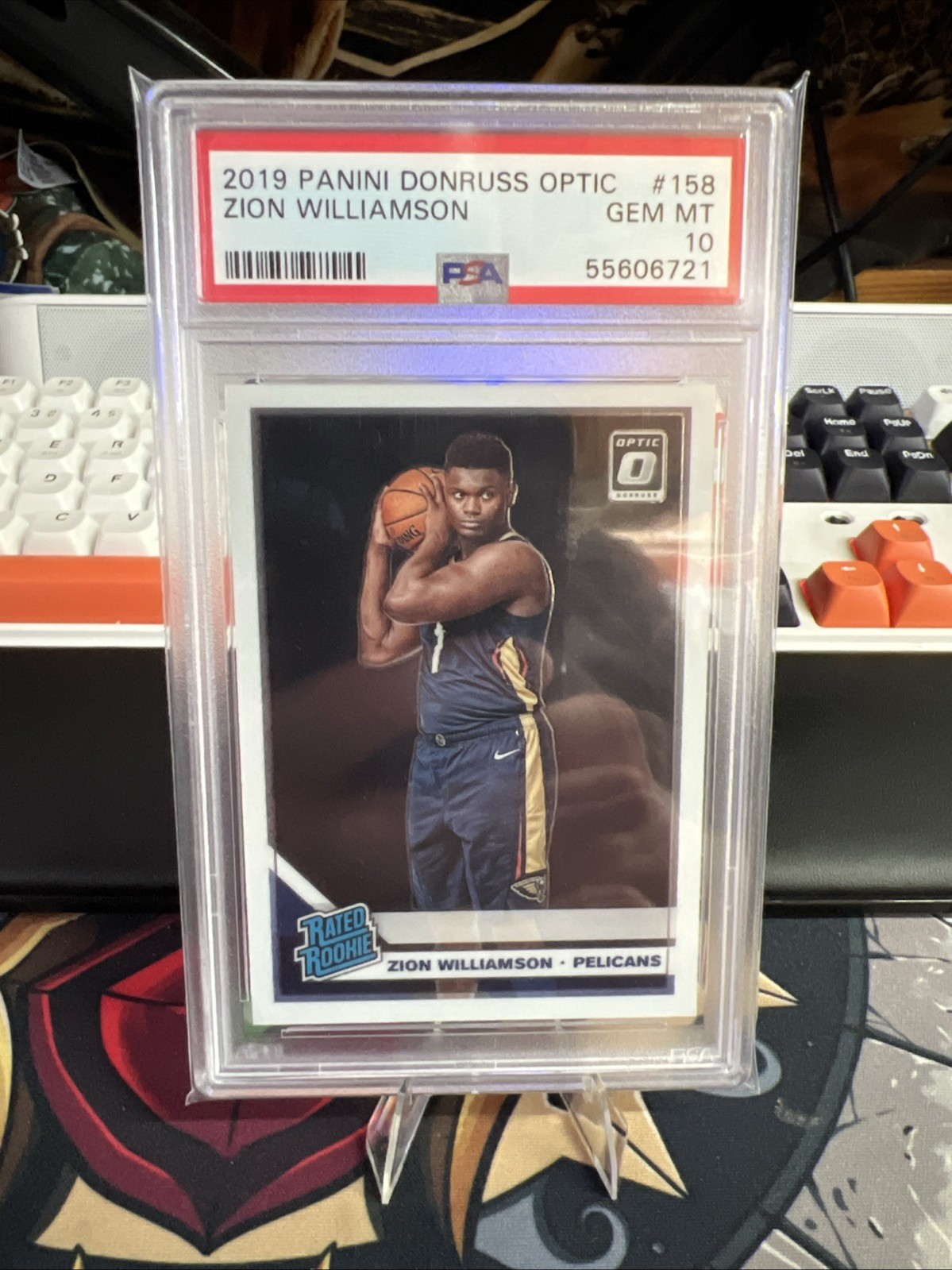 2019-20 Panini Donruss Optic - Rated Rookie Zion Williamson #158 (RC)