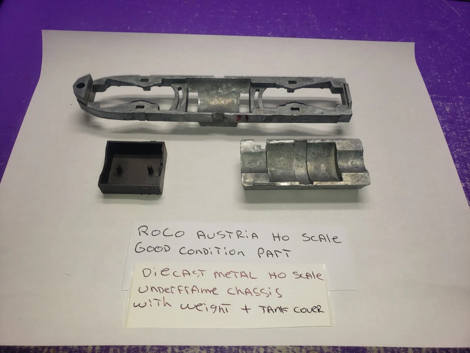 HO Scale ROCO Alco FA Diesel Locomotive Diecast Metal Underframe CHASSIS WEIGHT  - Image 2 of 4